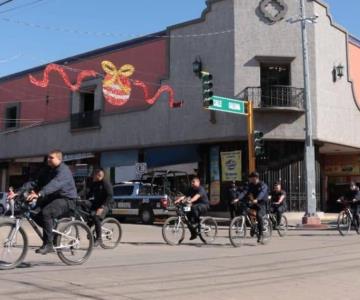 Regresará vigilancia de policías en bicicleta en Ciudad Obregón