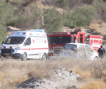 Rescatan a hombre herido tras sufrir accidente en el Cerro del Bachoco