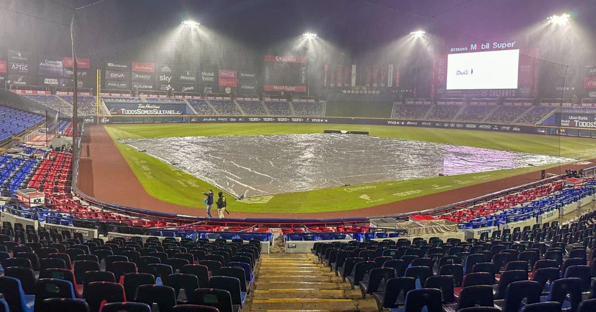 Juego dos entre Naranjeros y Sultanes queda suspendido por lluvia