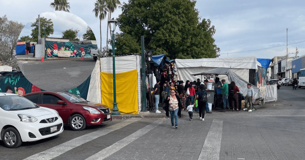 Comerciantes del Tianguis Navideño reportan bajas ventas este año