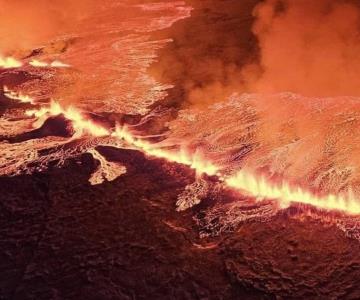 VIDEO | Impresionante erupción de volcán es captada en Grindavík, Islandia