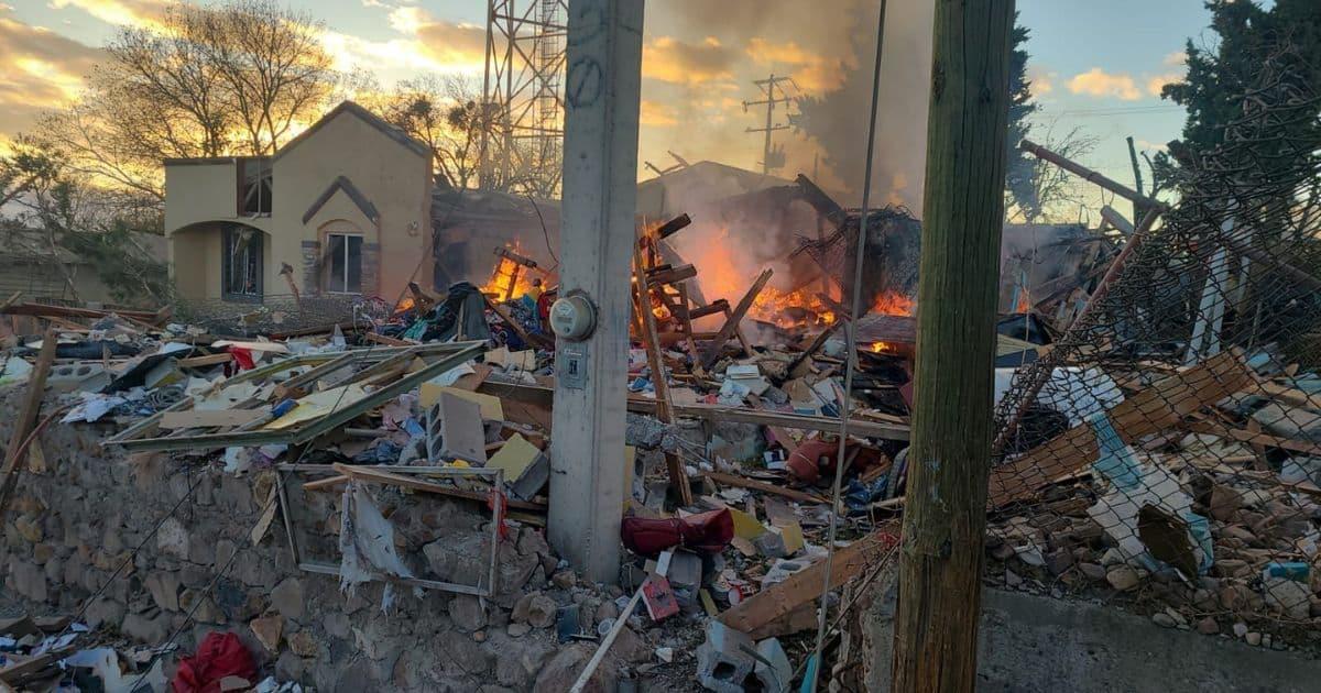 Explosión de casa en Cananea deja 9 heridos; adulto mayor se halla grave