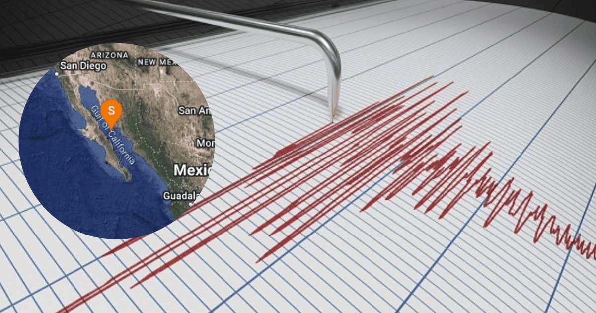 Sismo despierta a Guaymas este miercoles; registro de 4.7 grados