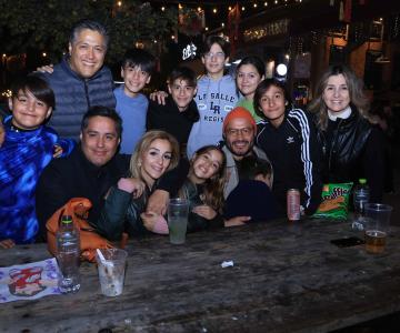 Pasaron una agradable noche en el Parque La Ruina