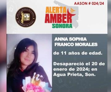 Activan Alerta Amber para localizar a menor de 11 años