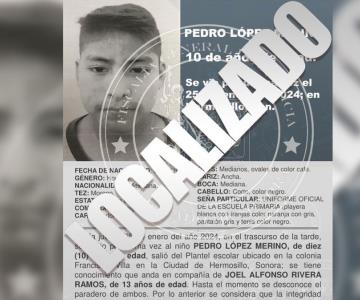 Desactivan Alerta Amber:  localizan a Pedro López Merino sano y salvo