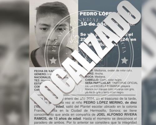 Desactivan Alerta Amber:  localizan a Pedro López Merino sano y salvo