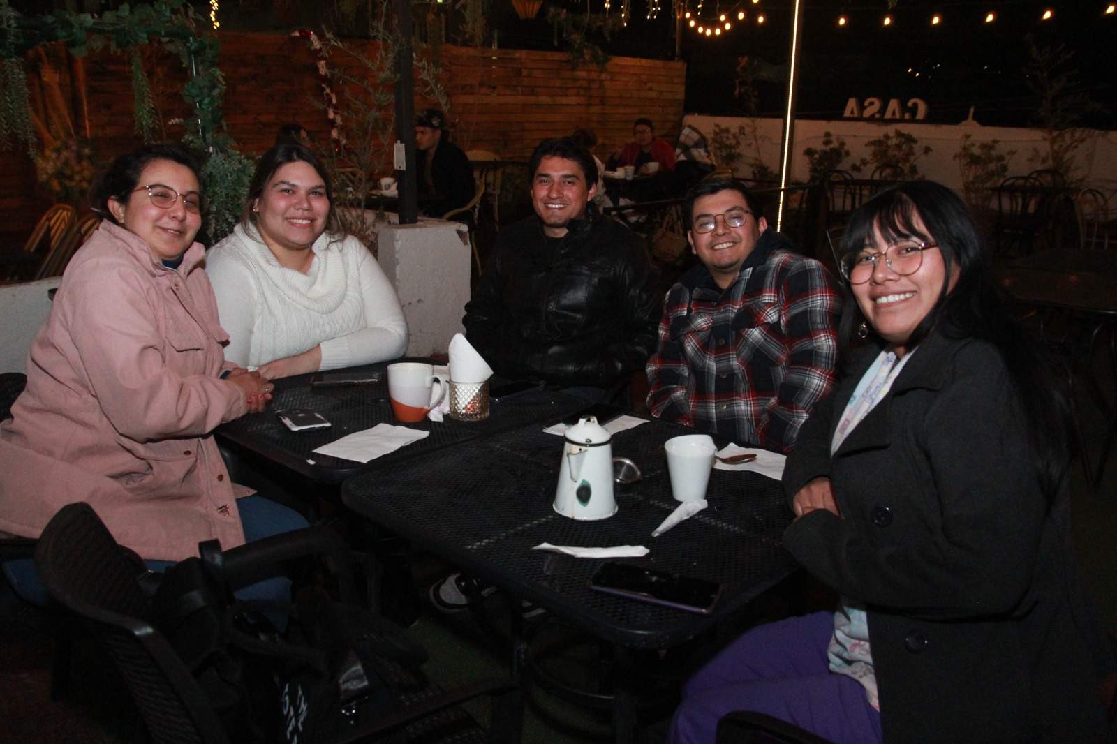 Comparten una velada especial en Casa Garmendia, Café y Churrería