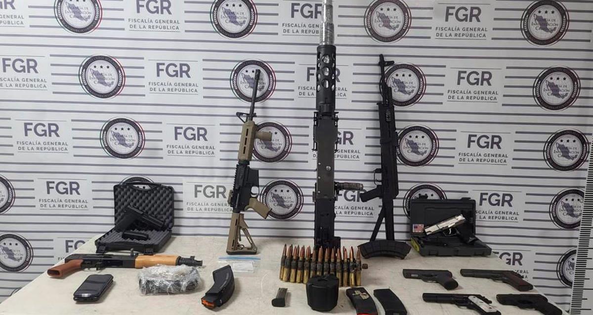 FGR confisca armas y realiza detención de personas al norte de Sonora