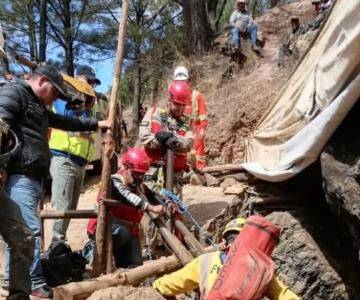 Protección Civil de Navojoa participa en el rescate de minero de Chihuahua