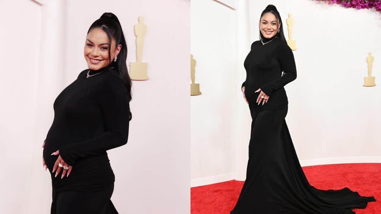 Vanessa Hudgens revela embarazo en alfombra roja de los Oscar