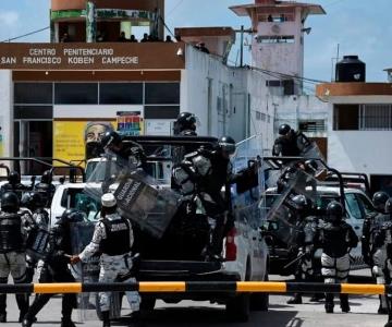 Motín deja lesionados en penal de Campeche