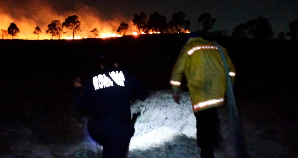 Incendio forestal consume 20 hectáreas de reserva ecológica