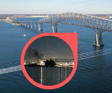 Puente Key Bridge de Maryland, derribado por choque de buque de carga