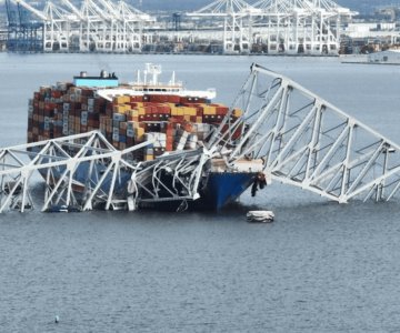 Tripulación se mantiene en el Dali a 6 días de derrumbar el Key Bridge