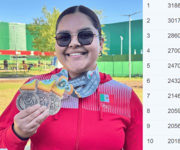 Andrea Ibarra, nueva líder del ranking mundial de pistola de aire 10 metros