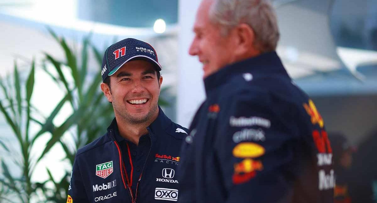 Helmut Marko elogia el trabajo de Checo Pérez en Japón