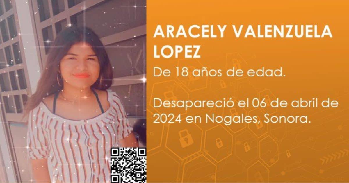 Activan Protocolo Alba para localizar a Aracely, desaparecida en Nogales