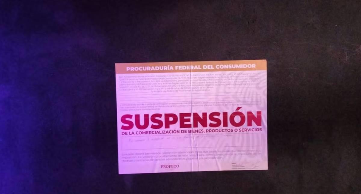 Profeco coloca 16 sellos de suspensión por abusos de comercios