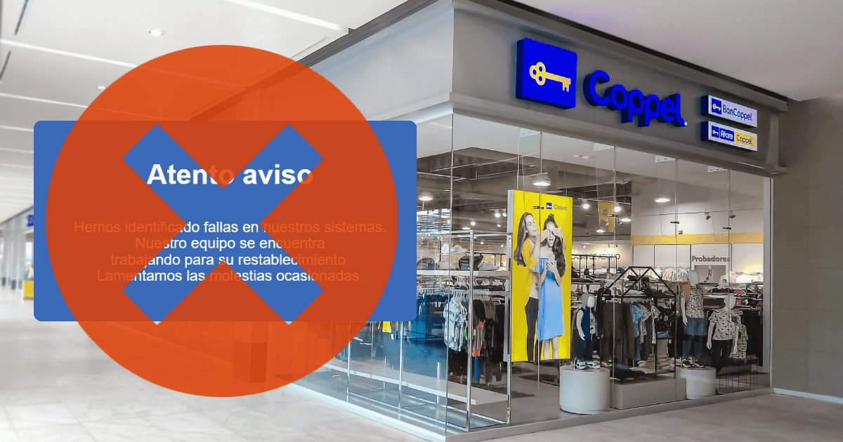 Coppel aclara qué pasará con tu deuda ante fallas en su sistema