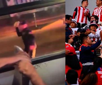 VIDEO | Policía lanza piedras a aficionados de Chivas; hay 97 detenidos