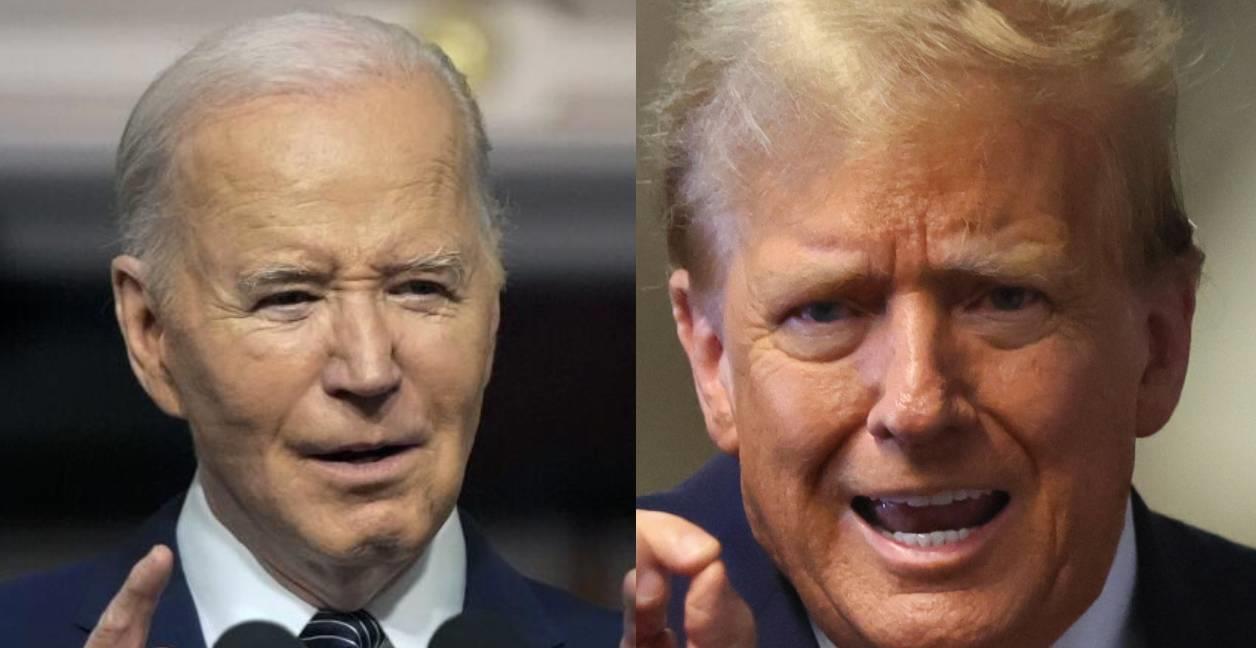 Donald Trump invita a Biden a debatir frente al tribunal en Nueva York