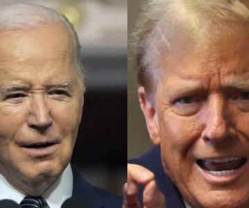 Donald Trump invita a Biden a debatir frente al tribunal en Nueva York