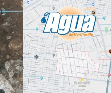 Fuga de agua dejará sin agua a seis colonias hasta el sábado