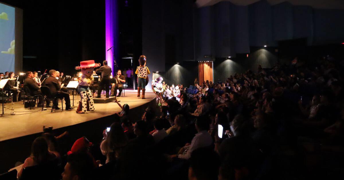 ¡Música, princesas y superhéroes! Banda Sinfónica da concierto por Día Del Niño