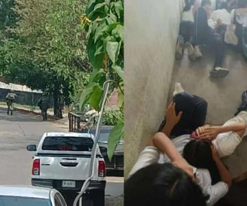 Balacera al lado de un jardín de niños desata caos en Chiapas