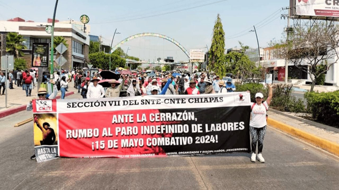 Muere profesor de la CNTE en plantón