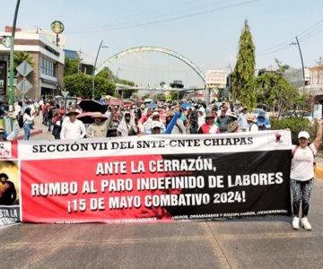 Muere profesor de la CNTE en plantón