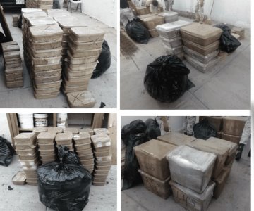 Decomisan 62 kilos de fentanilo en Puesto Militar Cucapah de SLRC