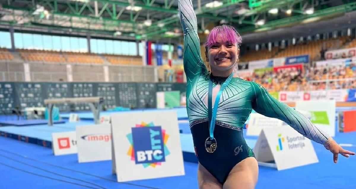 Alexa Moreno logra medalla de oro en Copa del Mundo de Eslovenia