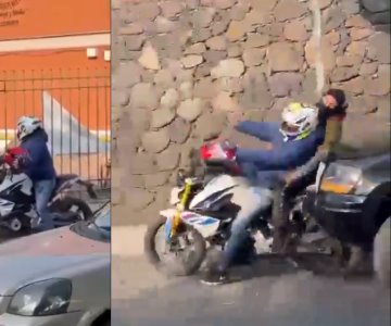 Motociclistas son embestidos tras intentar sabotear casilla electoral