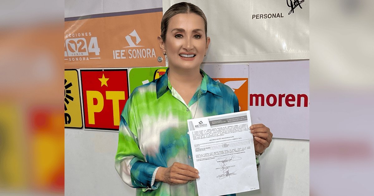 Ely Sallard recibe constancia; Diputada electa del Distrito 8 de Hermosillo