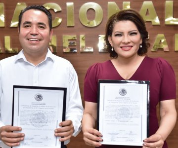 Recibe fórmula de Morena al Senado constancia de mayoría