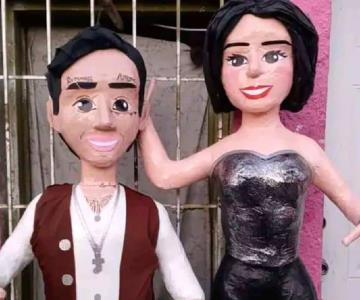 Christian Nodal y Ángela Aguilar ¡Ya tienen piñata!