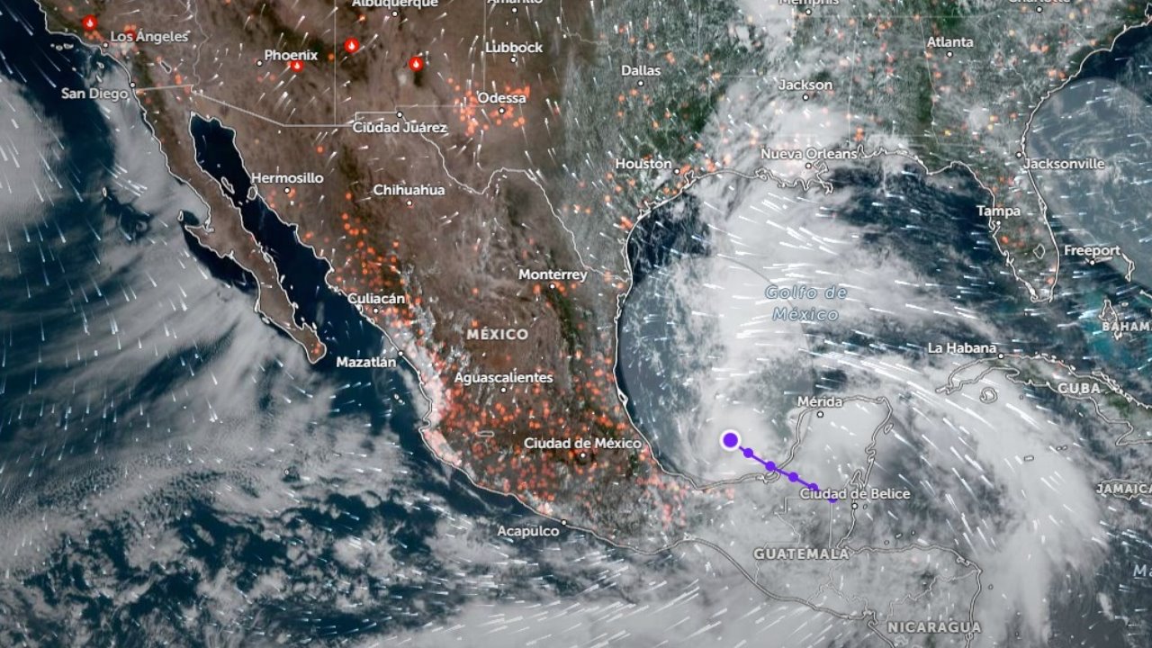 Ciclón tropical impactaría la madrugada del jueves en Tamaulipas