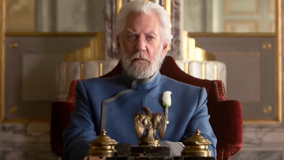 Muere Donald Sutherland, intérprete de Snow en Los Juegos del Hambre