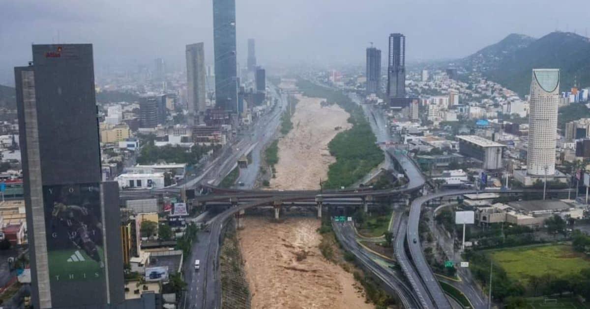 Estiman cerca de mil mdp en daños por tormenta Alberto en Nuevo León