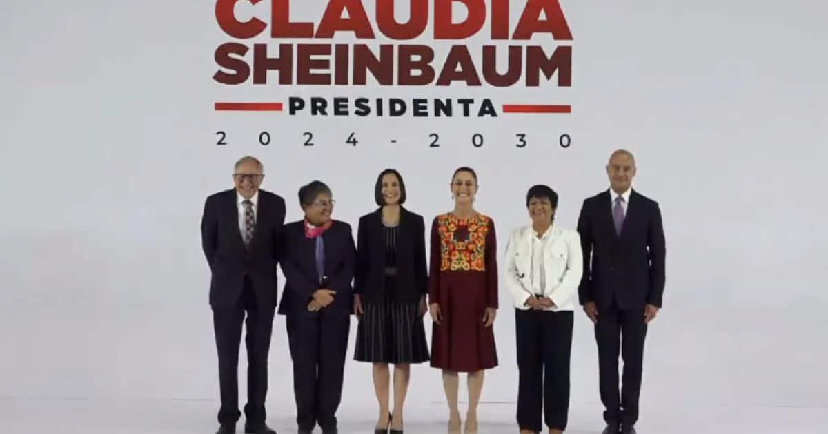 Claudia Sheinbaum anuncia a 6 integrantes más de su gabinete