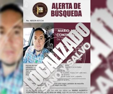 Desactivan alerta de búsqueda para Mario Alberto