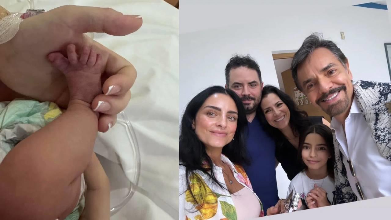 Eugenio Derbez ya conoció a su nieta Tessa, hija de José Eduardo Derbez