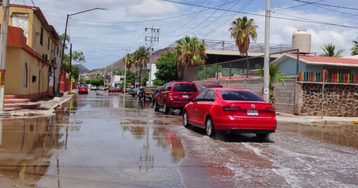 Caen primeras lluvias de la temporada en Guaymas