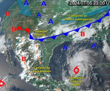 Beryl seguirá provocando lluvias en México