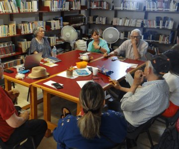 Trabajan traslado de la Biblioteca Jaime Arellano al Centro Ágora