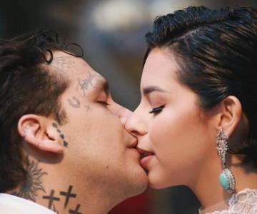 Christian Nodal y Ángela Aguilar suben sus primeras fotos nupciales