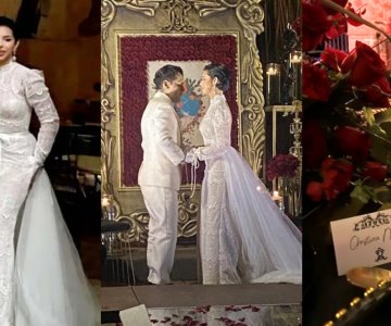 Así fue la boda de Ángela Aguilar y Christian Nodal