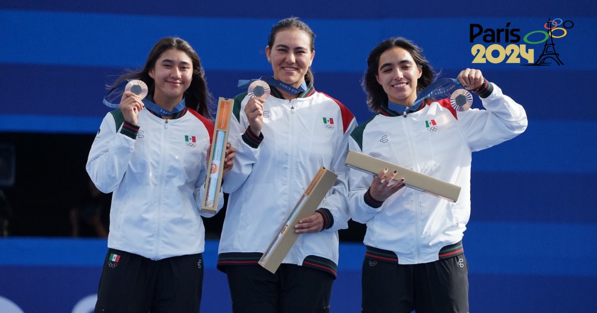 París 2024: Ale Valencia y el equipo femenil de tiro con arco ganan bronce